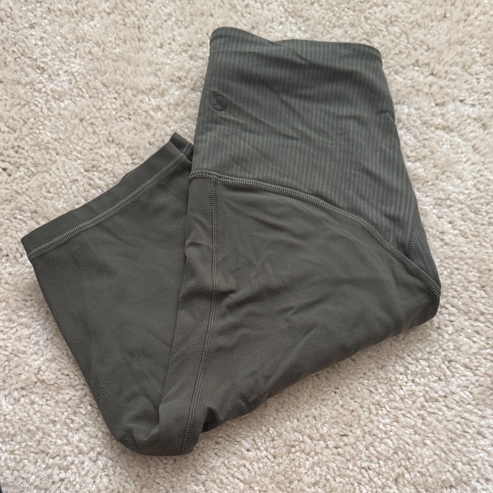 Lululemon Olive Green Biker Shorts